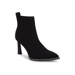 BCBGENERATION Beya Studded Point-Toe Booties fabric upper size 9